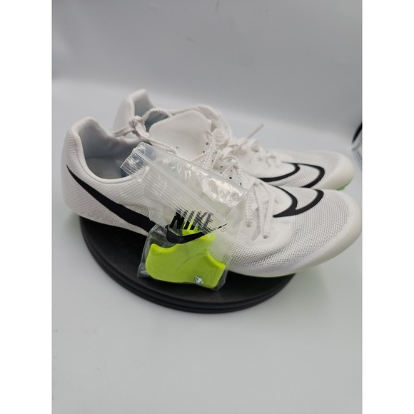 Nike Zoom Ja Fly 4 White Bright Spruce Track Spikes M Size 10.5 DR2741-102 NEW - Picture 2 of 5